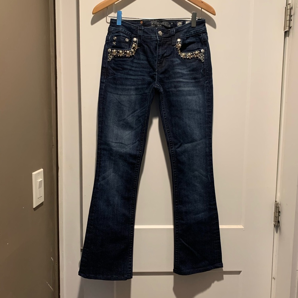 Embellished Bootcut Jeans